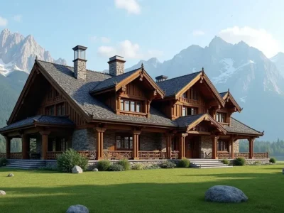 Dom Stocha - Góralski Pałac w Zębie i Jego Urok